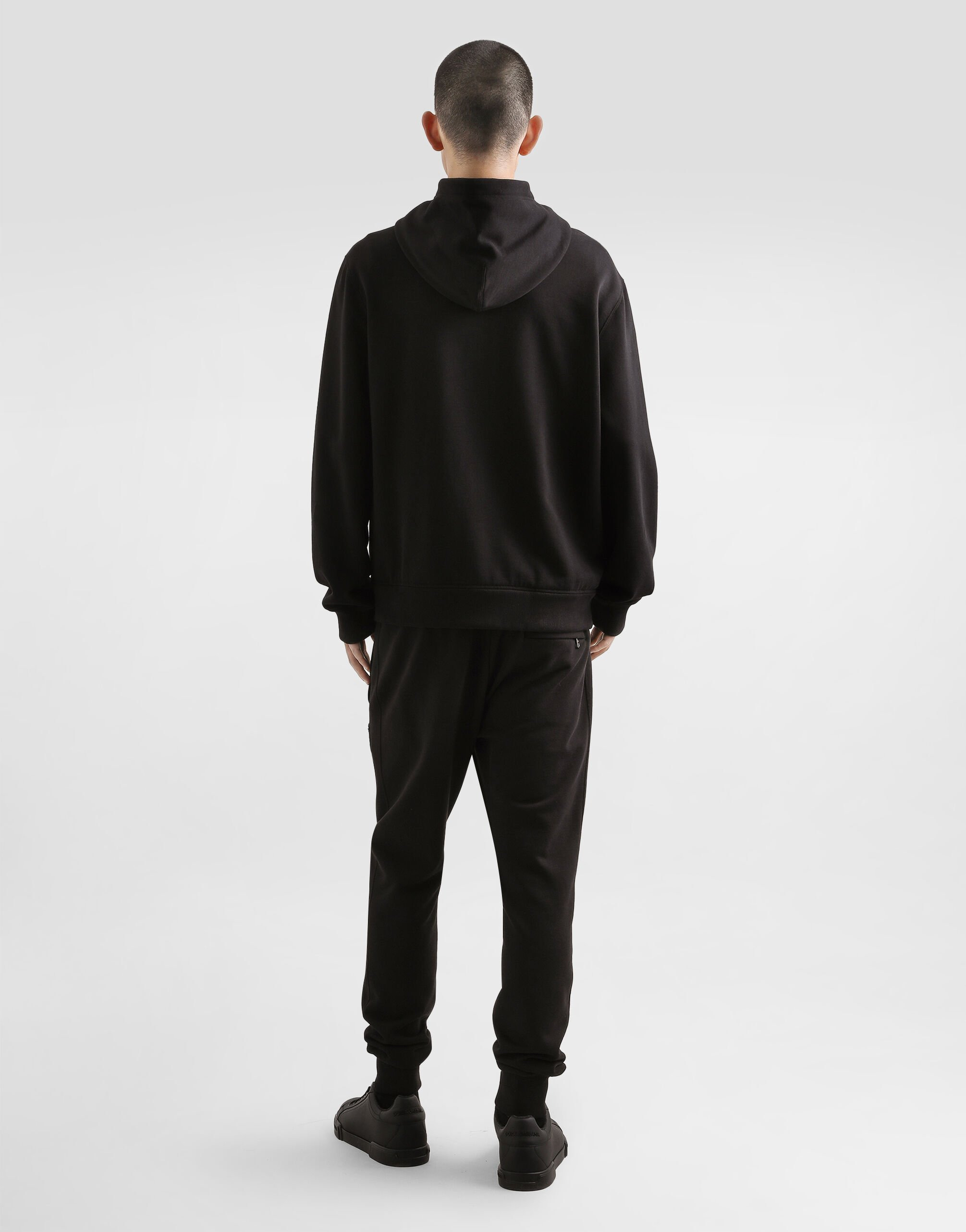Jersey trousers with heraldic patch - 5