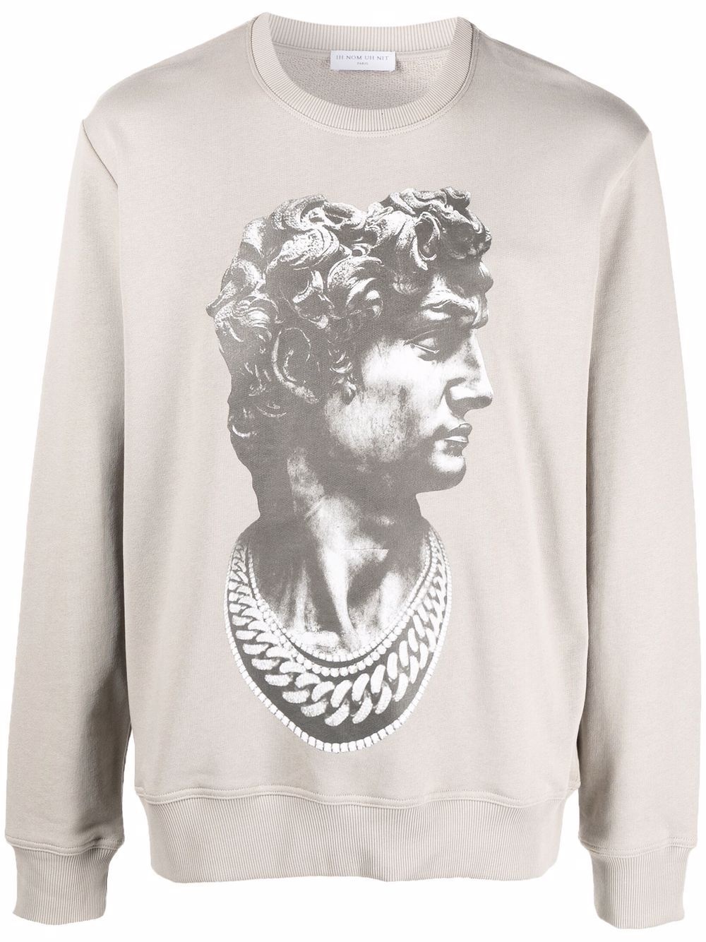 statue print sweatshirt - 1