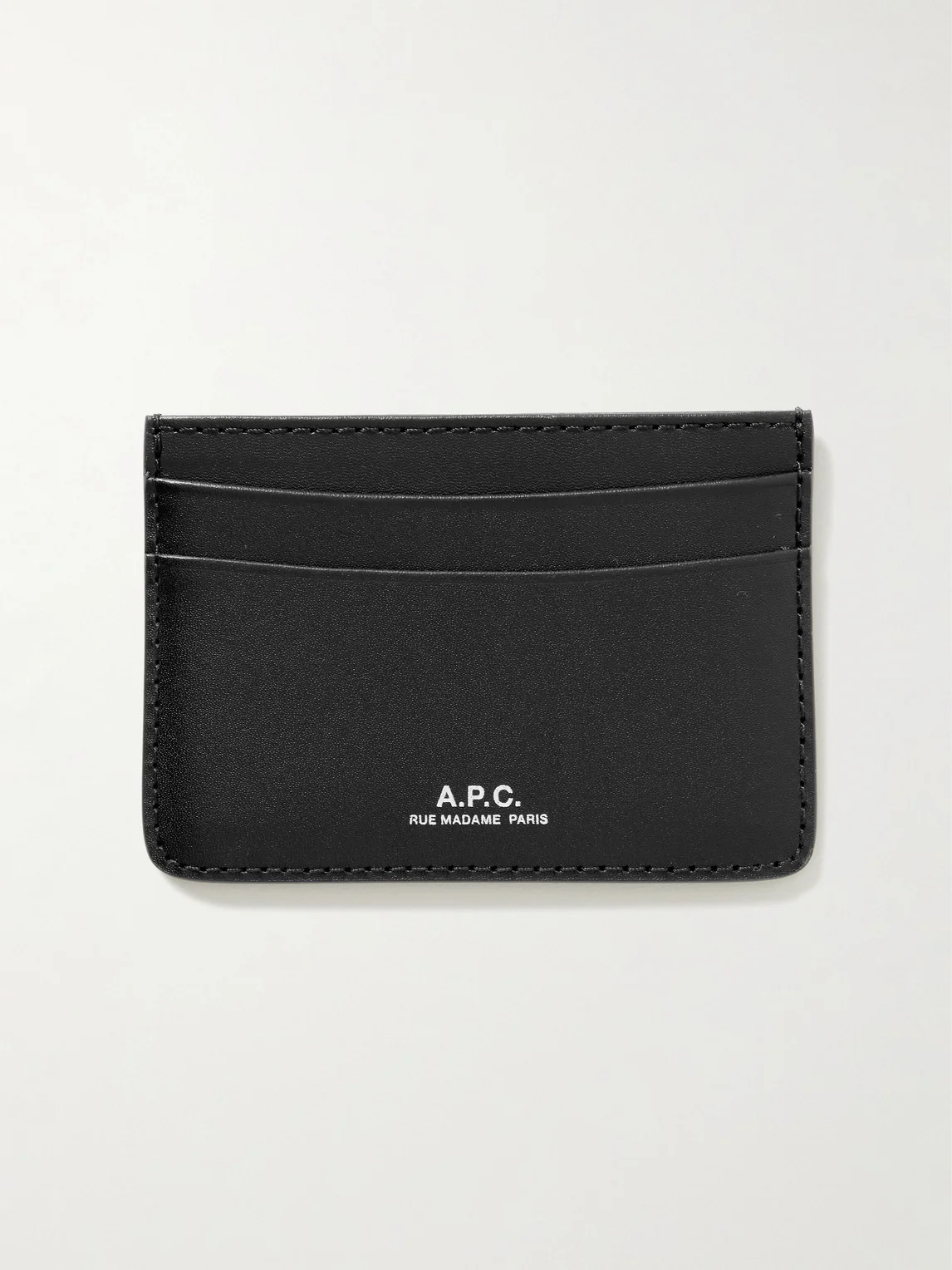 Logo-Debossed Leather Cardholder - 1