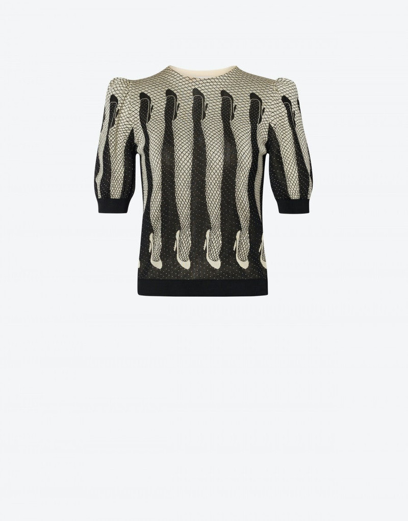 DANCER'S LEG KNIT TOP 1