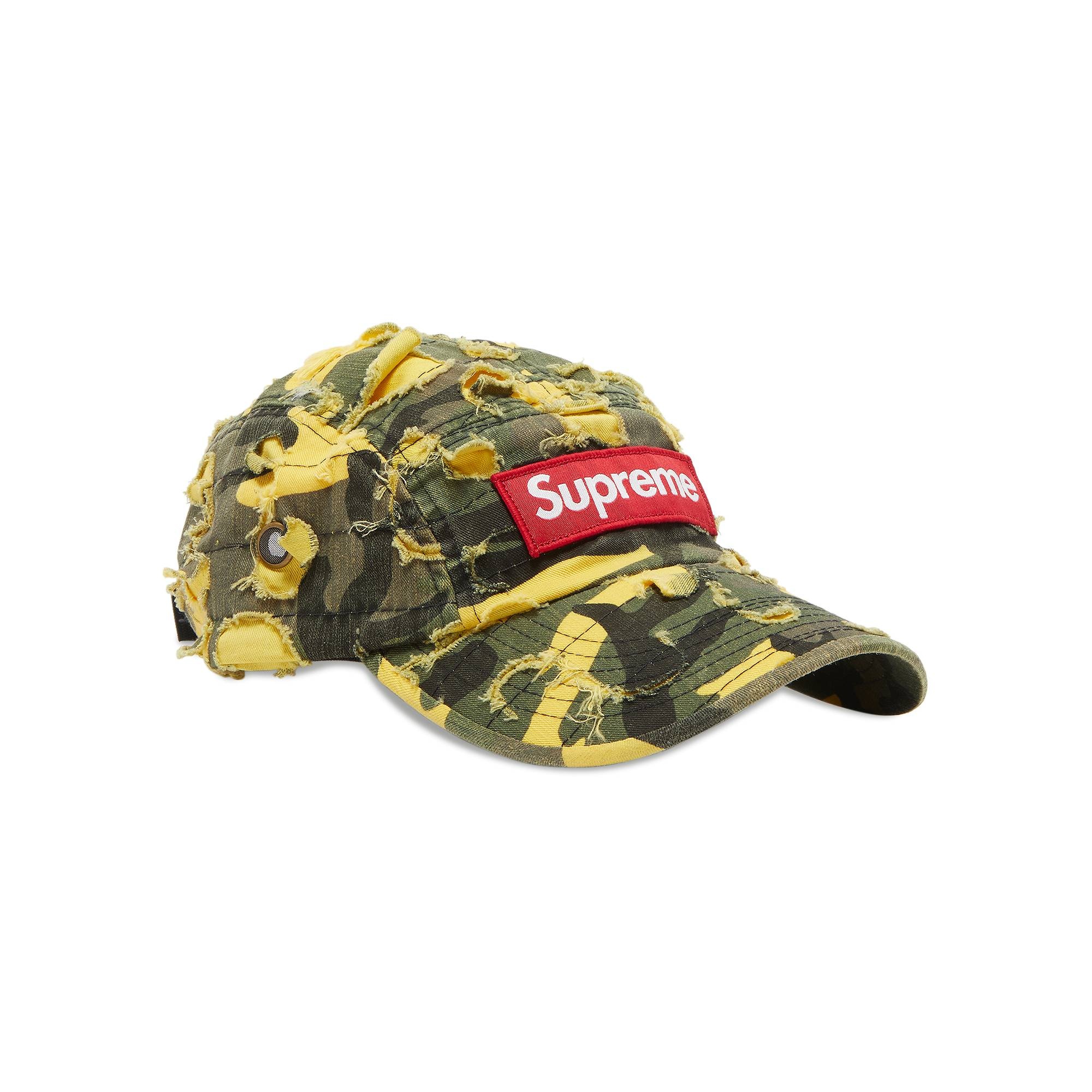 Supreme x Griffin Camp Cap 'Yellow Camo' - 2