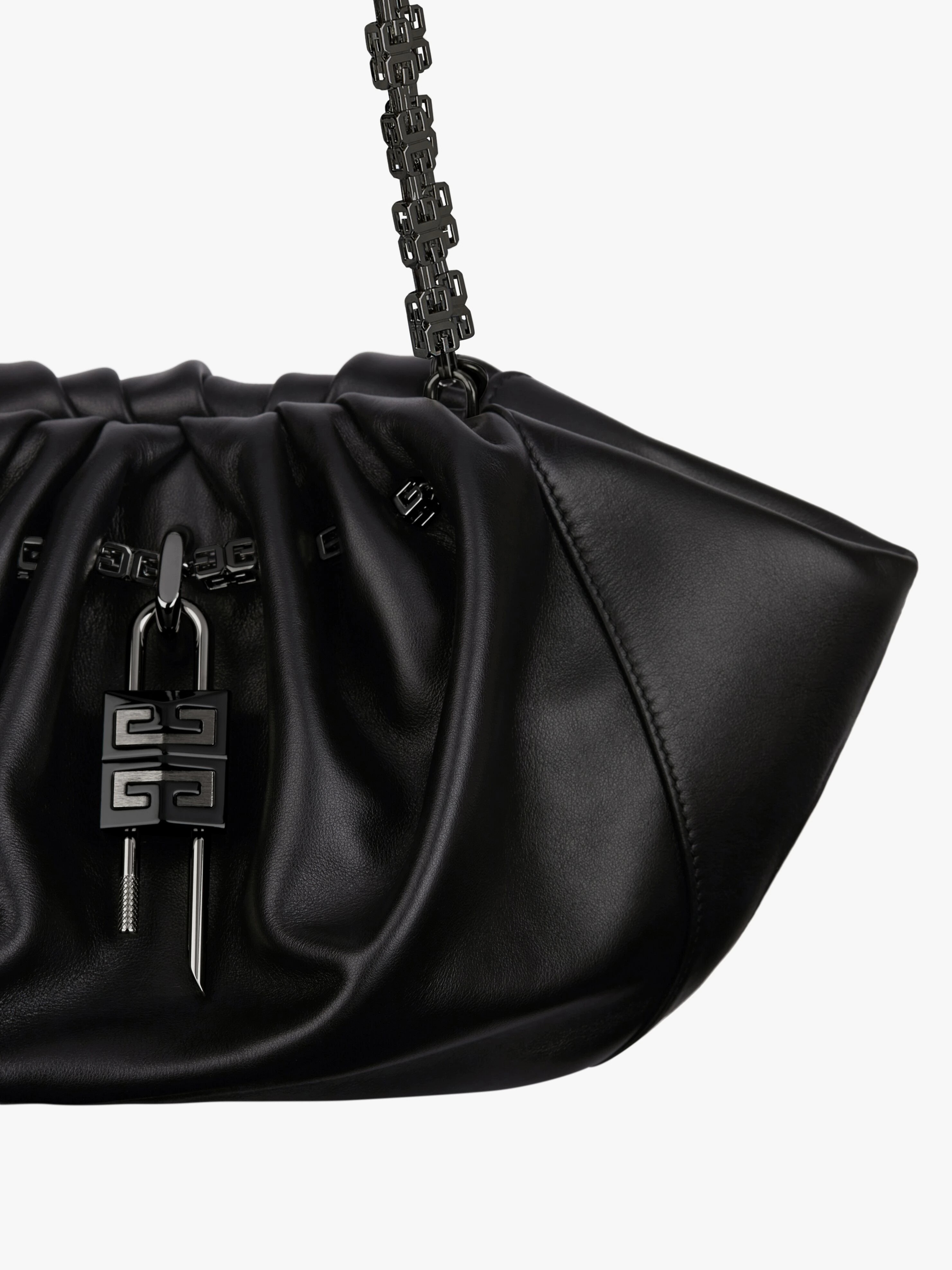 SMALL KENNY BAG IN SMOOTH LEATHER - 6