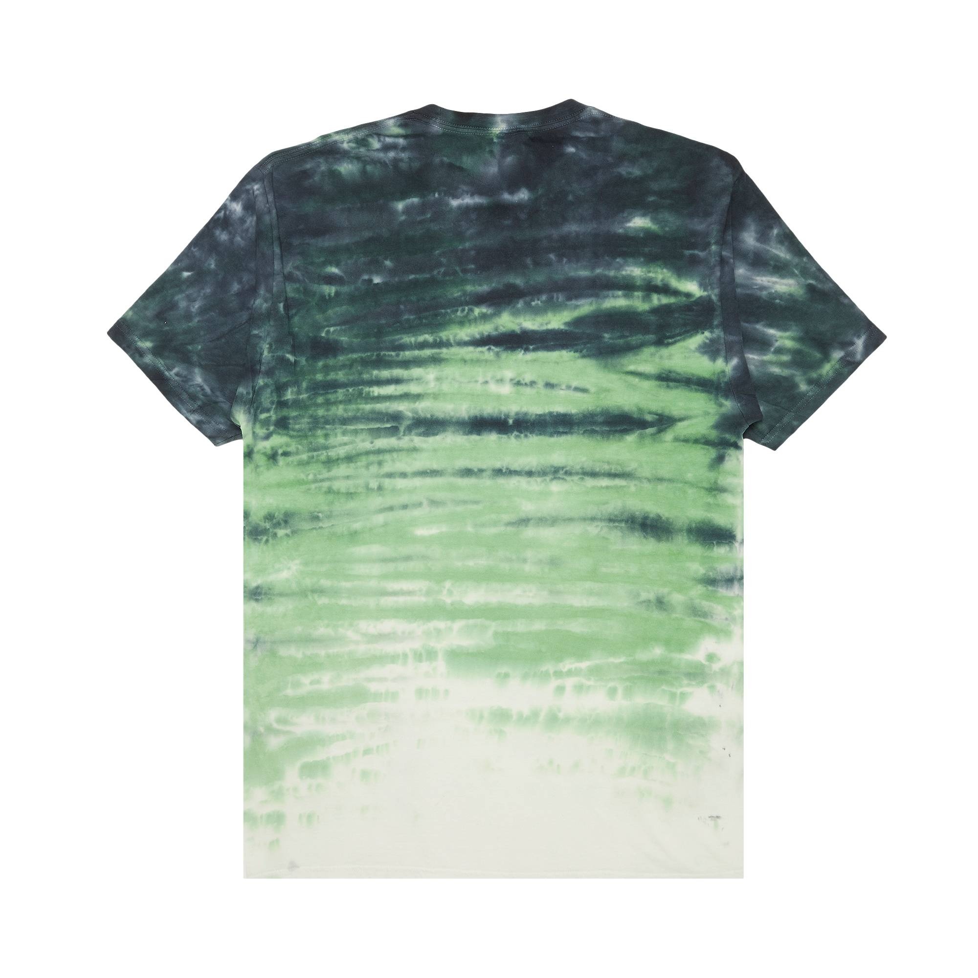 Stussy No.4 Tie Dye Tee 'Green' - 2