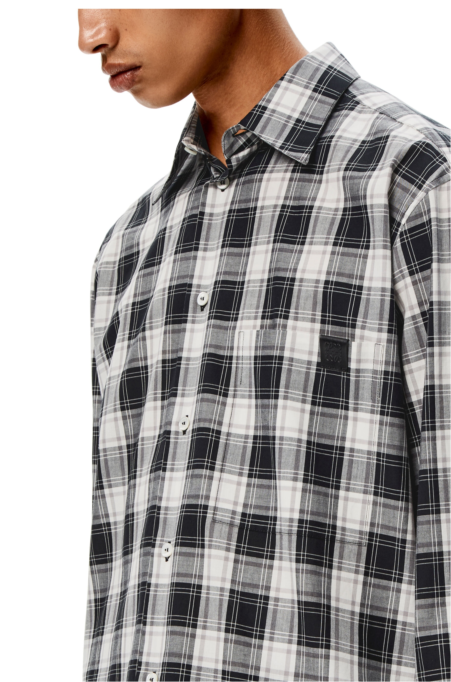 Check shirt in cotton - 5