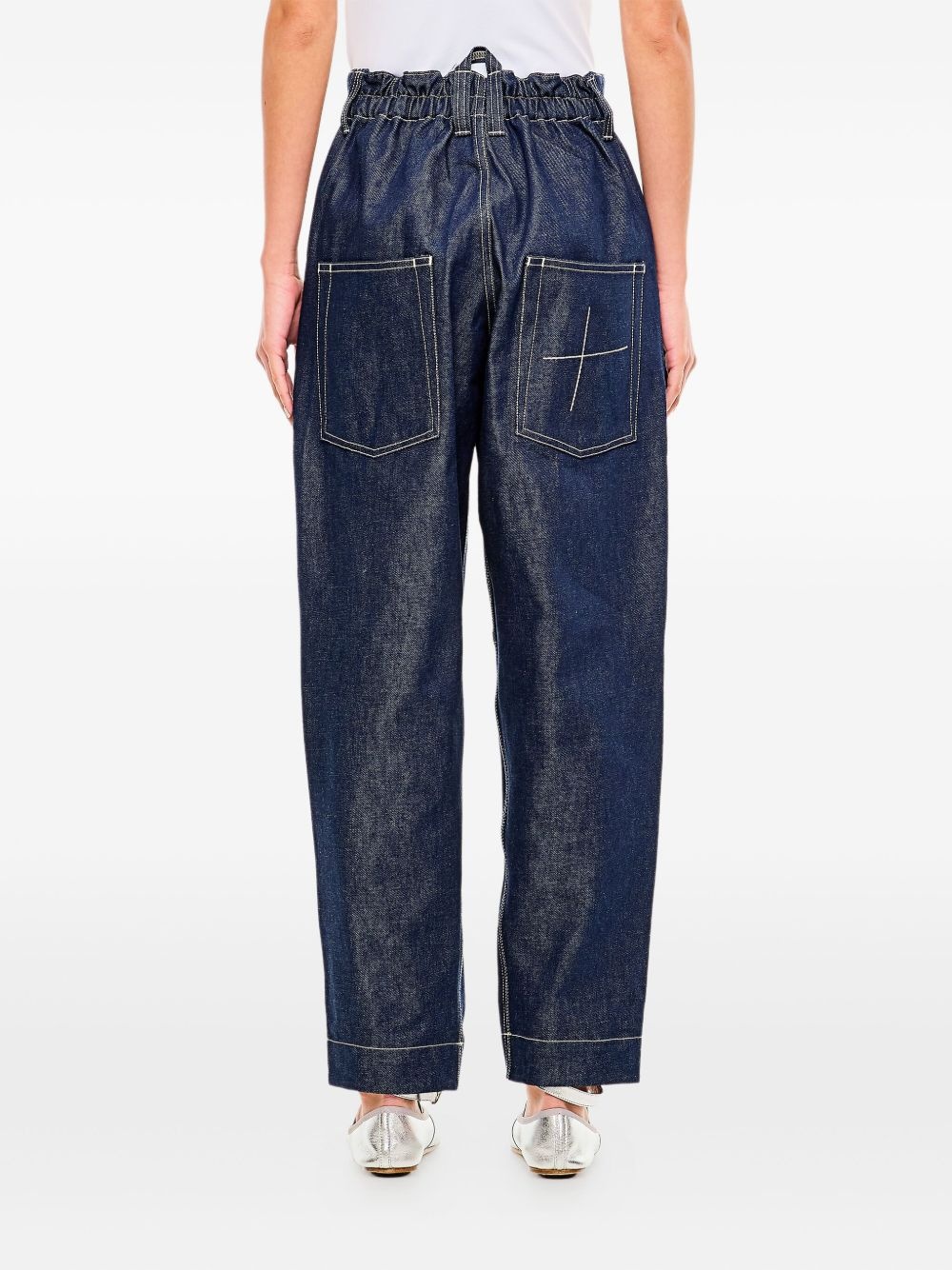 high-rise wide-leg jeans - 3