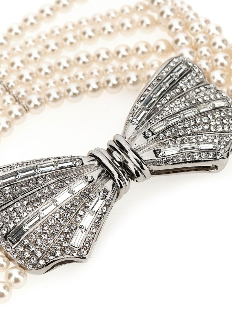 Alessandra Rich pearl choker outlook
