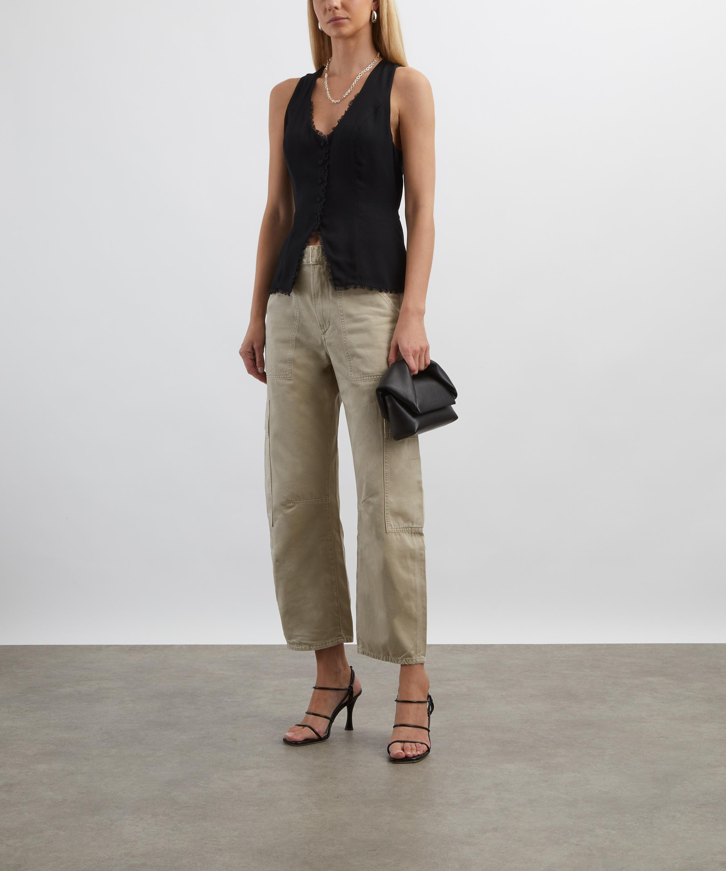 Marcelle Low Slung Cargo Trousers - 2