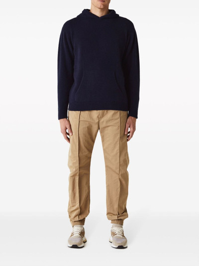 The Elder Statesman knitted cashmere hoodie outlook