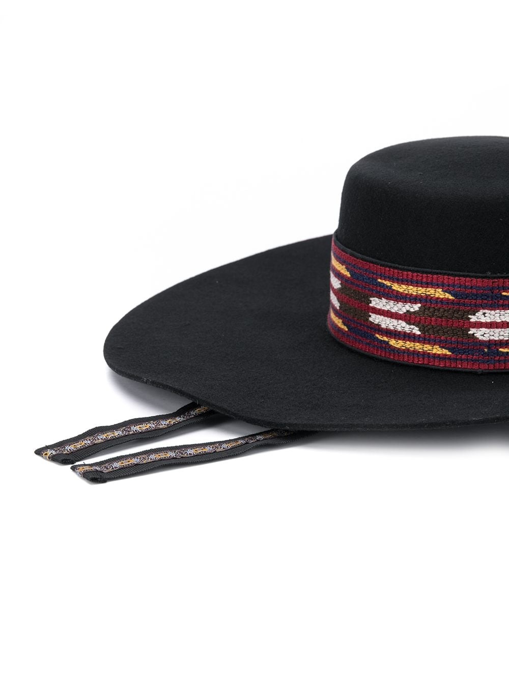 contrasting panel detail hat - 2