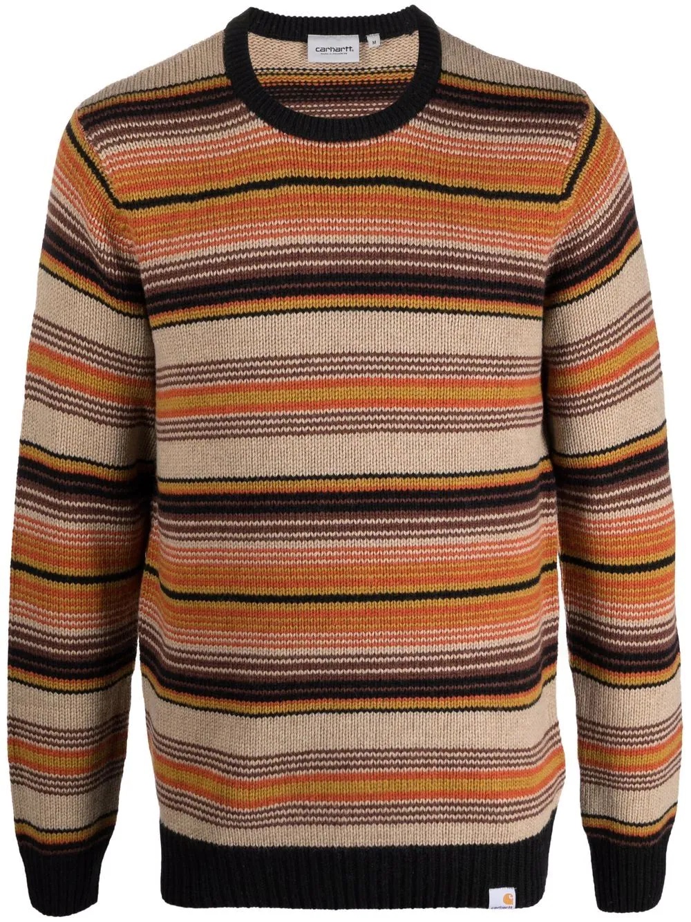 Tuscon striped crew-neck jumper - 1