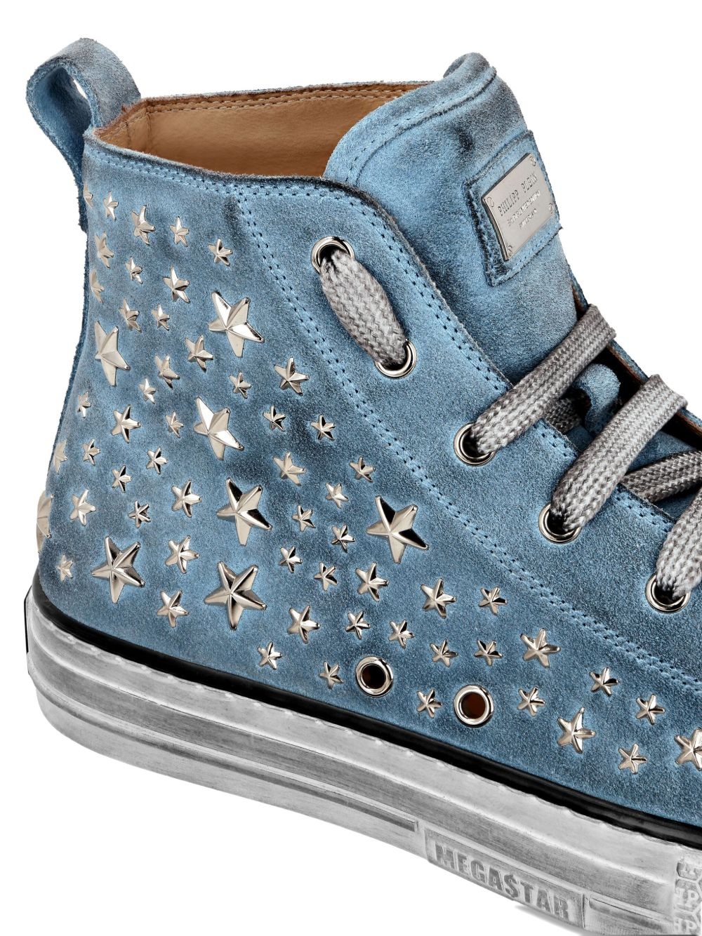star-embellished sneakers - 4