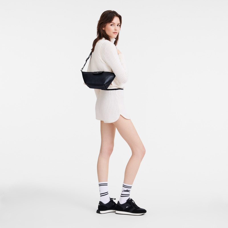 Longchamp Le Pliage Xtra XS Crossbody bag Black - Leather outlook