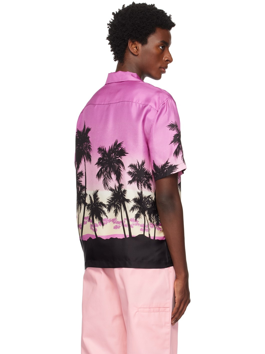 Purple & Black Sunset Shirt - 3