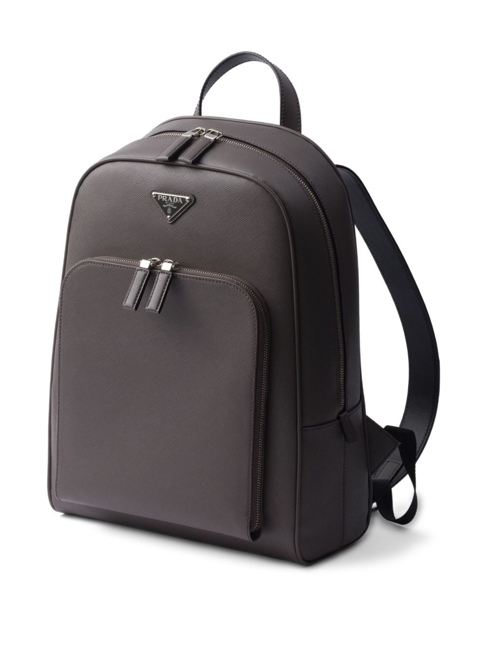 structured leather backpack - 3