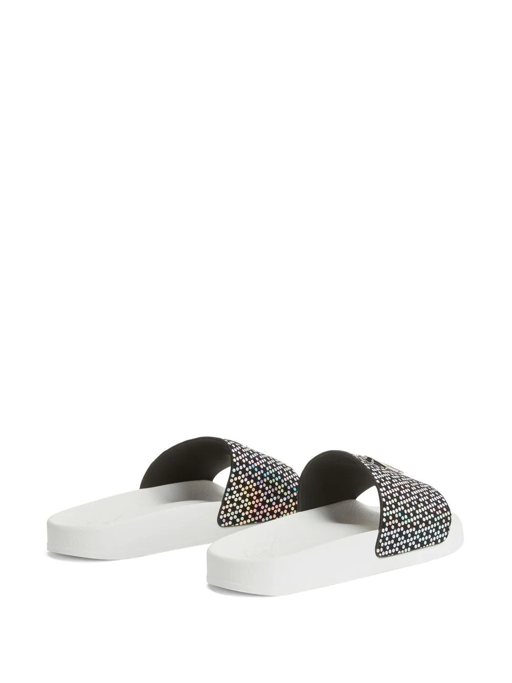 Brett polka dot-print slides - 3