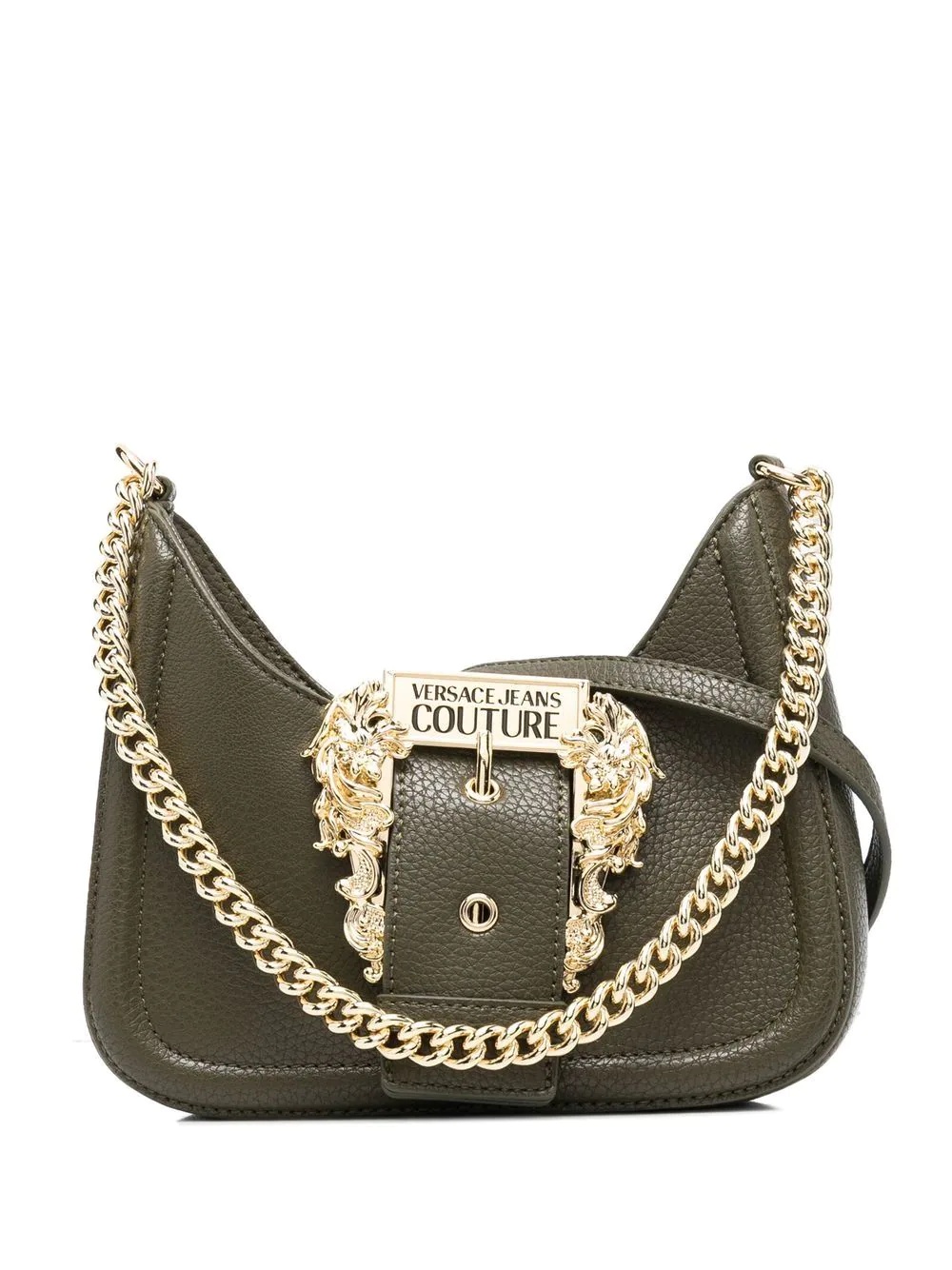 logo-buckle shoulder bag - 1