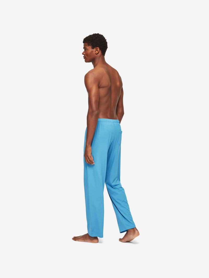 Men's Lounge Trousers Basel Micro Modal Stretch Harbour Blue - 6