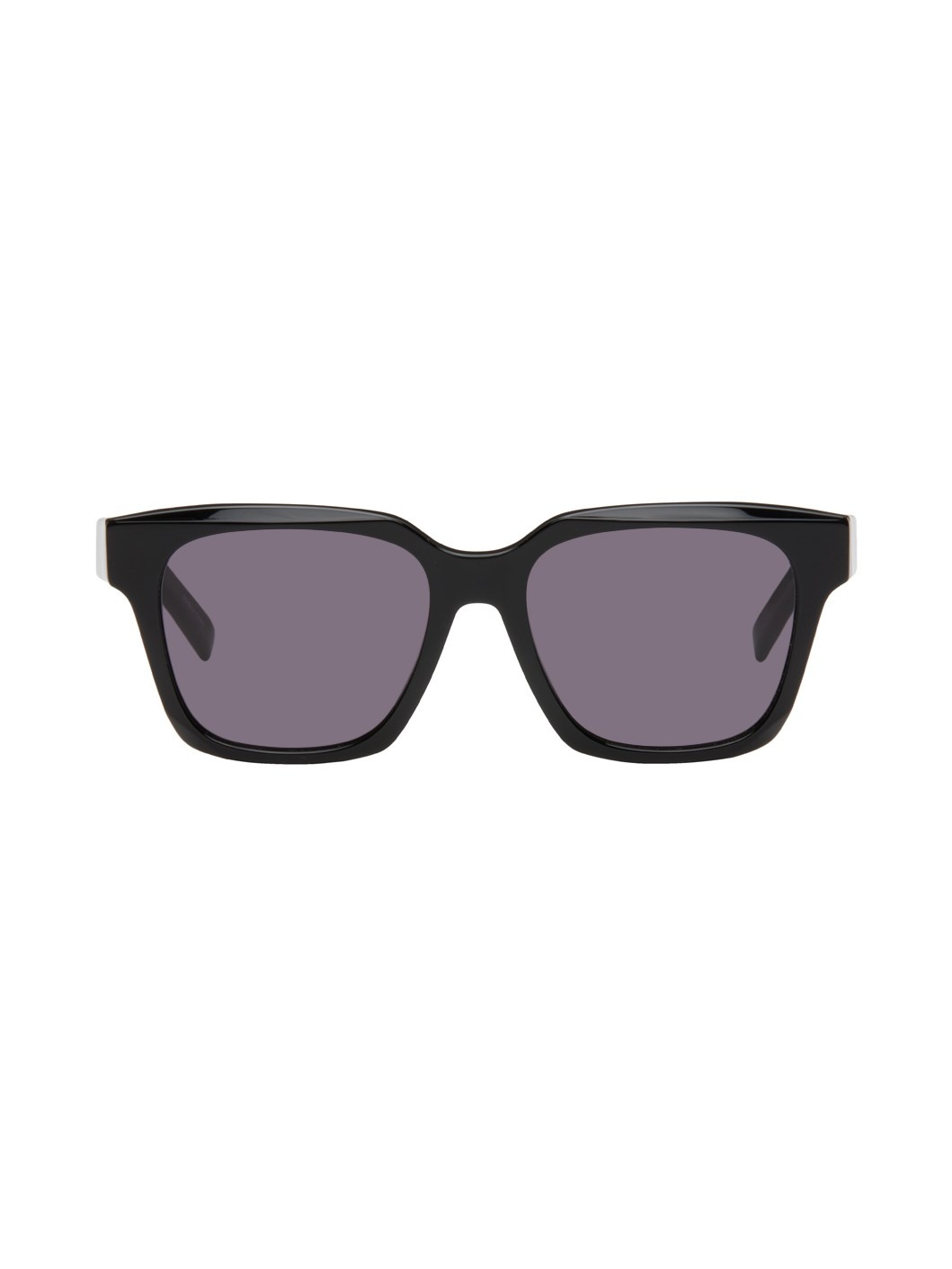 Black Square Acetate Sunglasses - 1