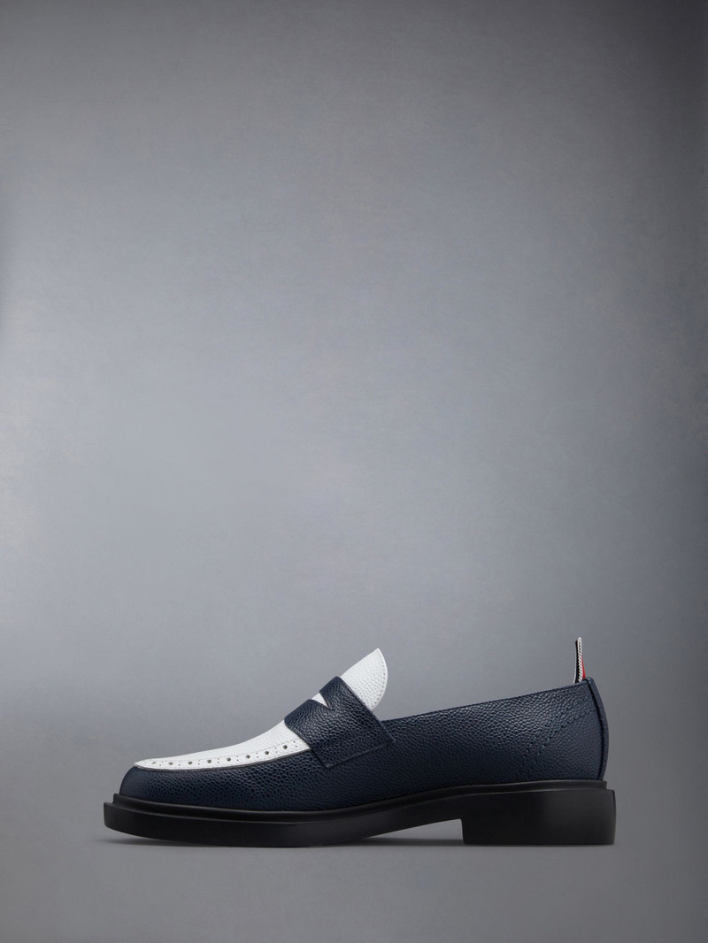 Pebble Grain Leather Penny Loafer 3