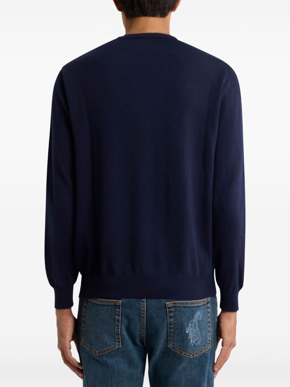 textured cotton sweater - 3
