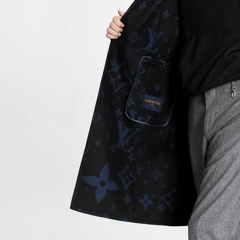 Louis Vuitton Staples Edition DOUBLEFACE MONOGRAM COAT 7