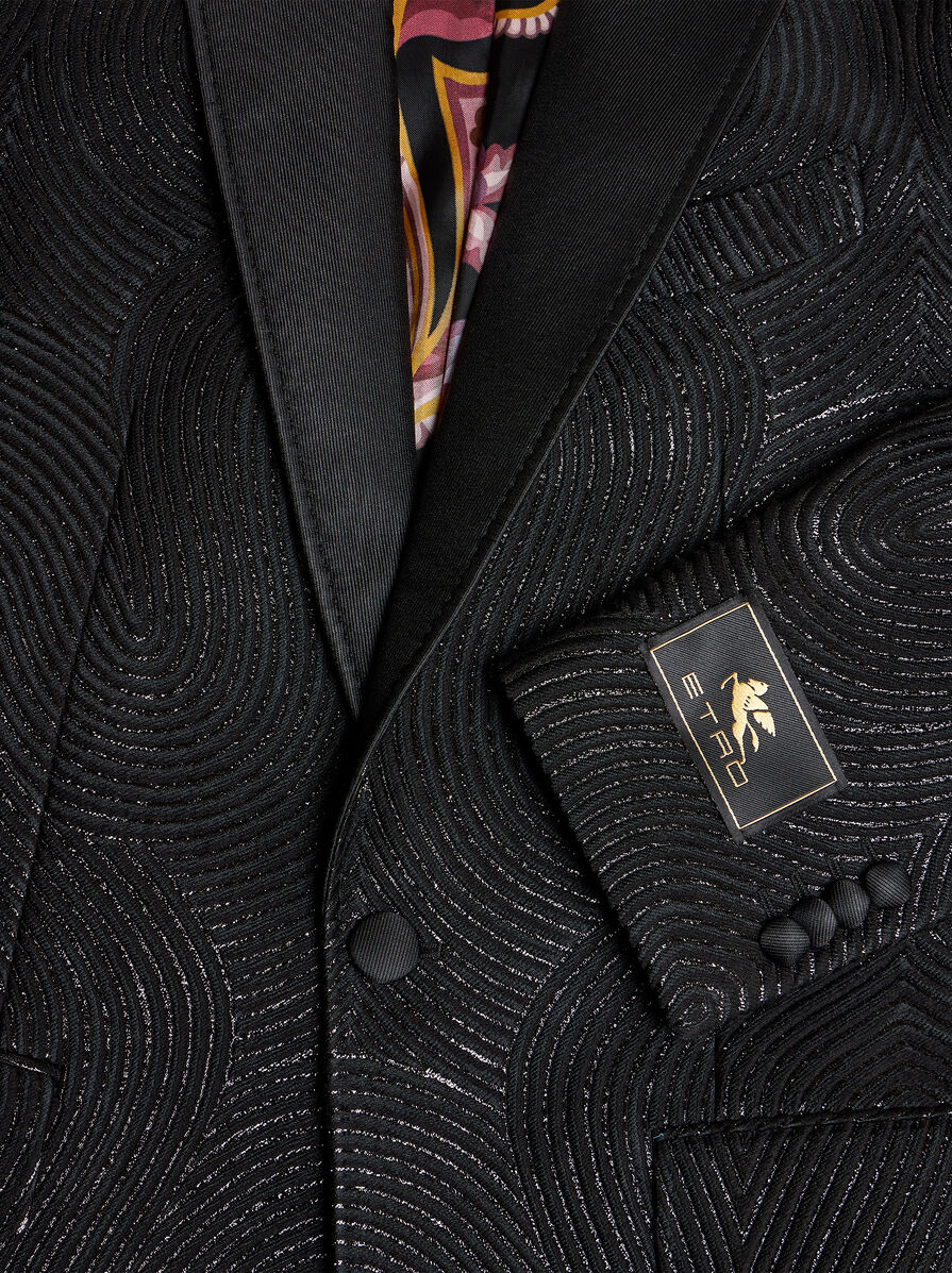SINGLE-BREASTED WAVY BLAZER - 6