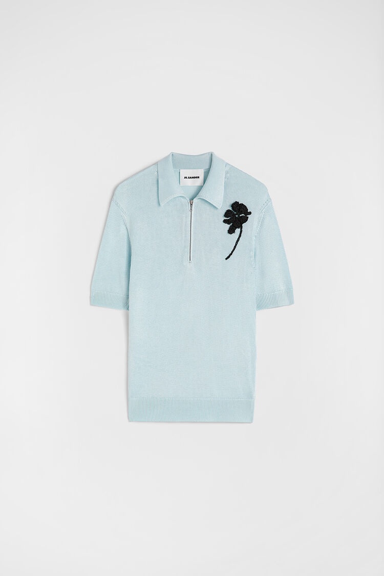 Knit Polo T-Shirt - 1