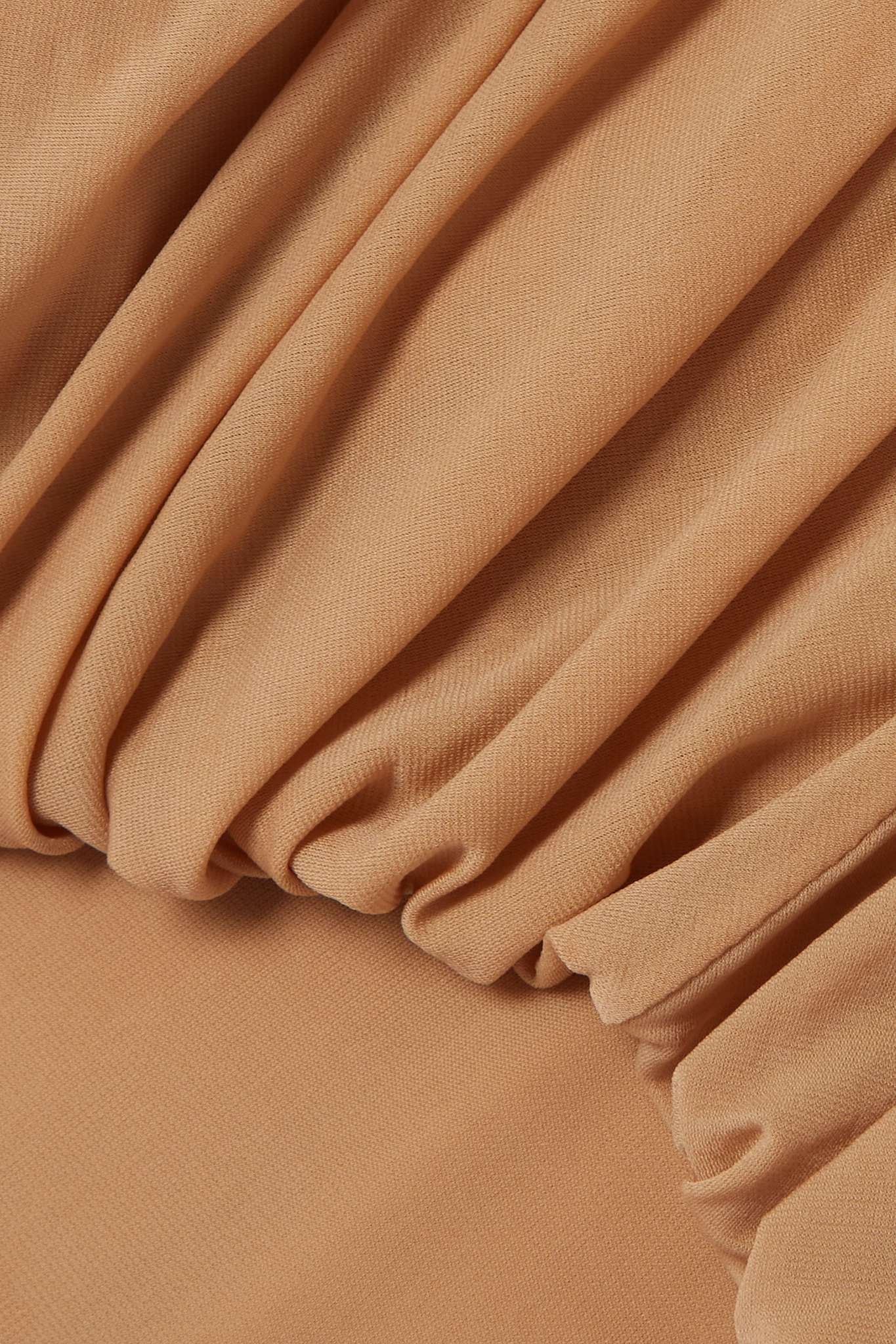 Ruched stretch-jersey mini dress - 5