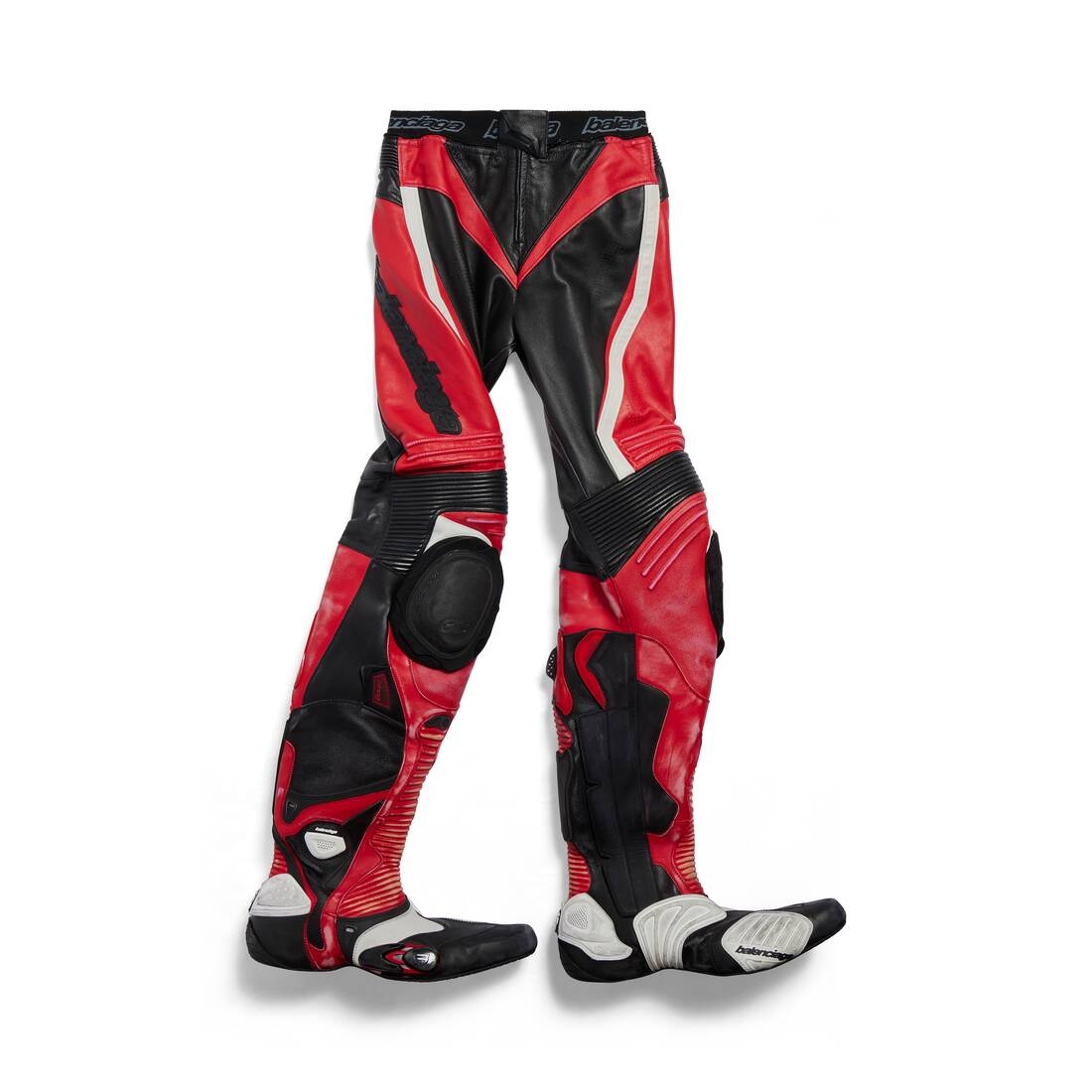 Men's Biker Pantashoes in Red - 1