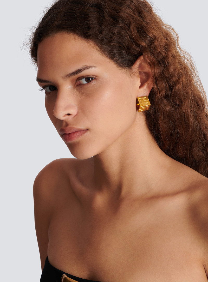3D PB hoop earrings 3
