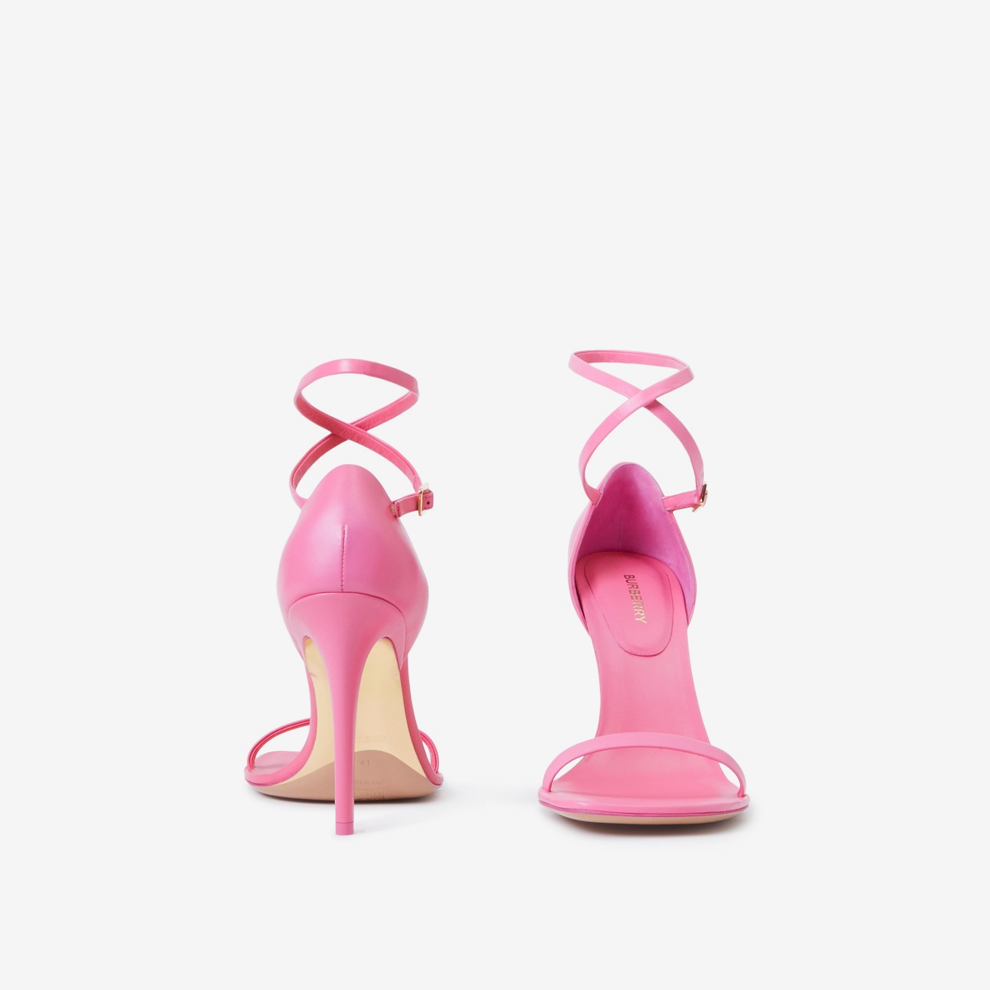 Stiletto-heel Leather Sandals - 4