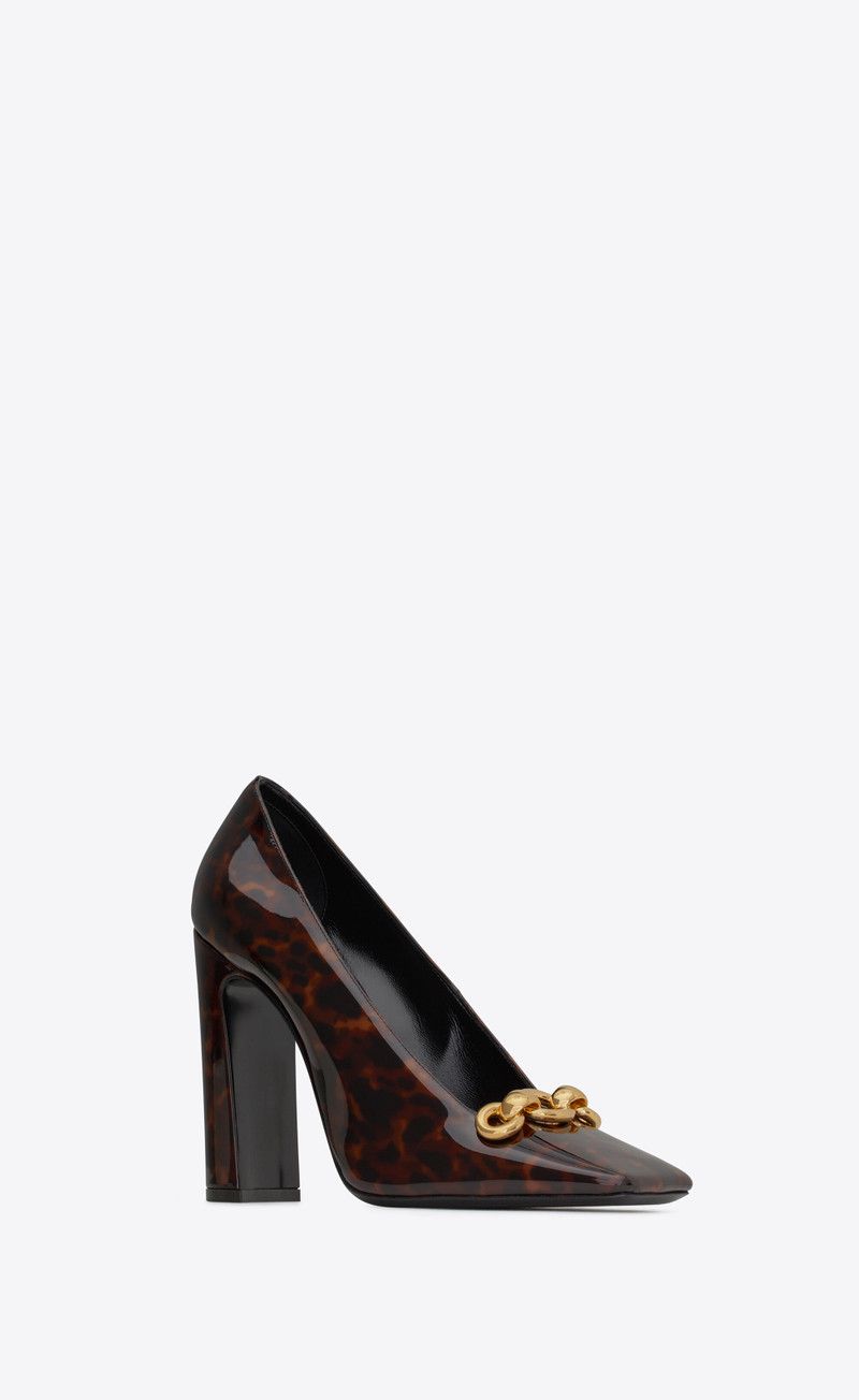 silvana pumps in tortoiseshell patent leather 3