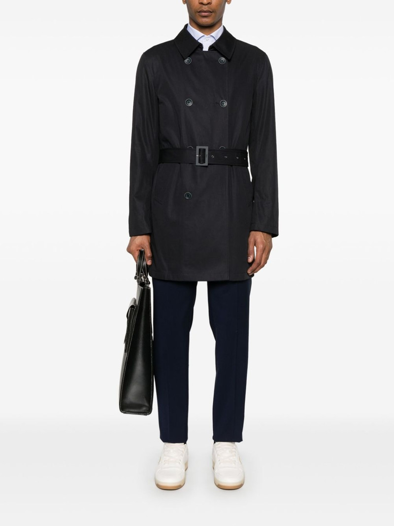 Herno cotton trench coat outlook