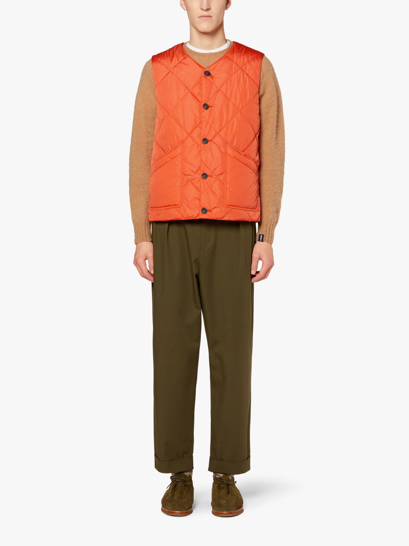 Mackintosh HIG ORANGE QUILTED NYLON LINER VEST | GQM-204 outlook
