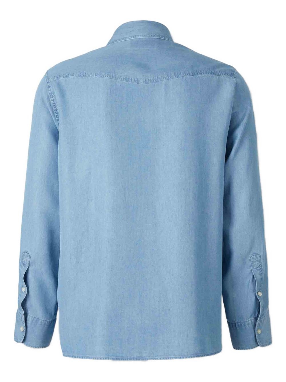 denim pocket shirt - 2