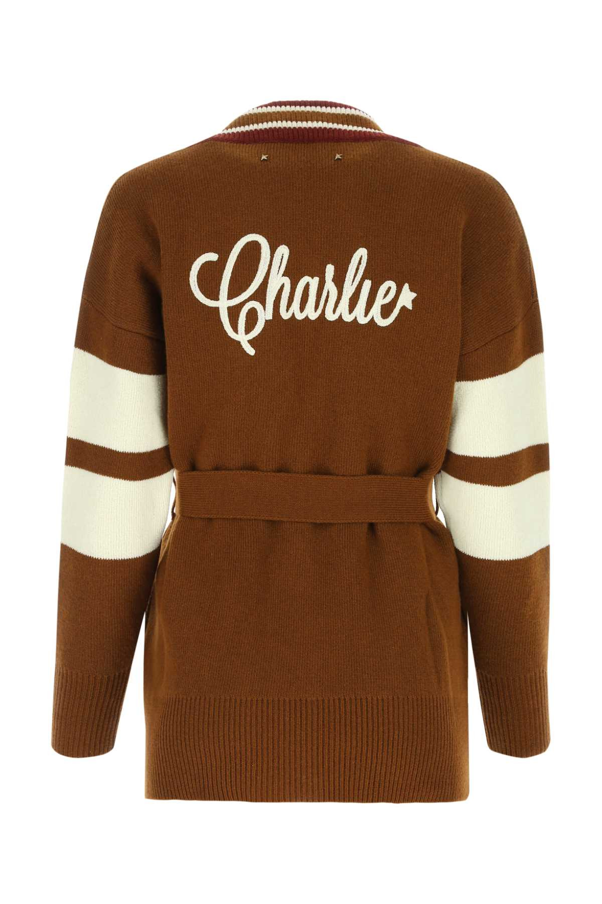 Golden Goose Deluxe Brand Women Brown Wool Blend Cardigan - 2