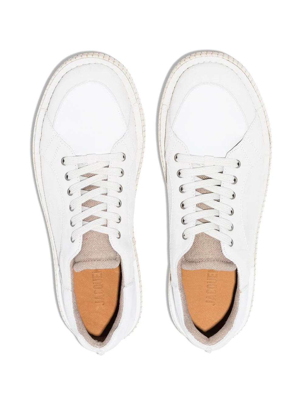 Blé panelled lace-up sneakers - 4