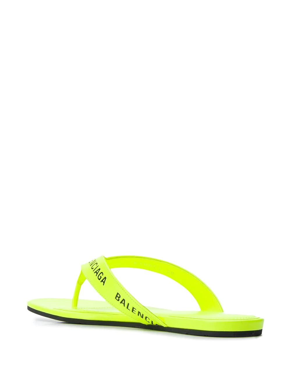 logo-strap flip flops - 3