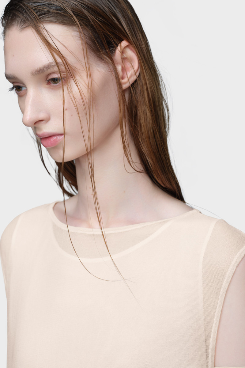 Retrograde silk knit dress 5