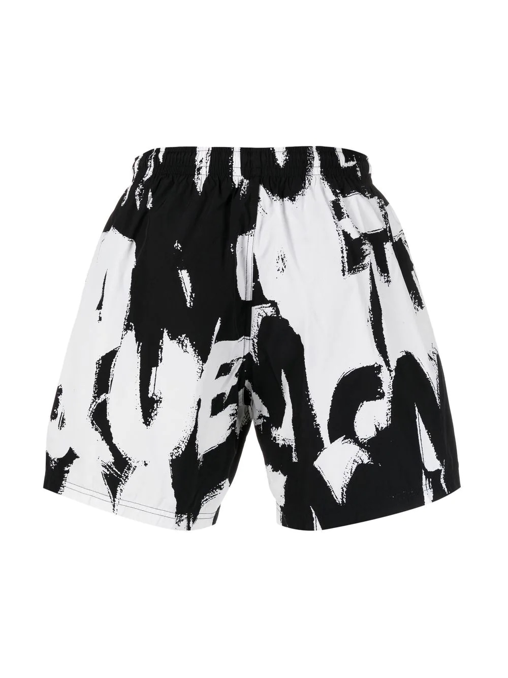 two-tone logo-print swim shorts - 2