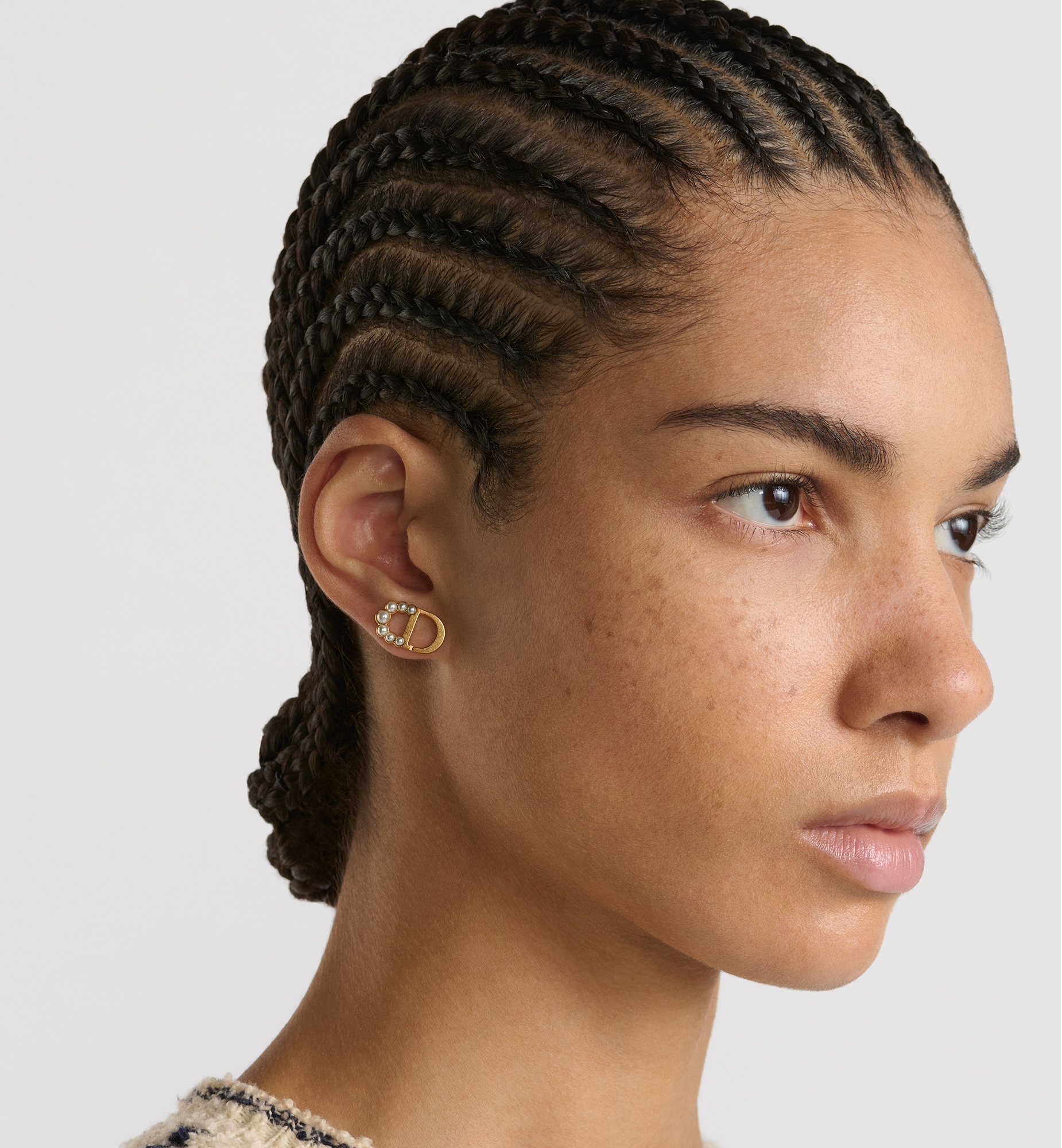 【国内＊即日発送】Dior Petit CD Mini Stud Earrings ピアス Petit CD Mini Stud Earrings Gold-Finish Metal and Silver