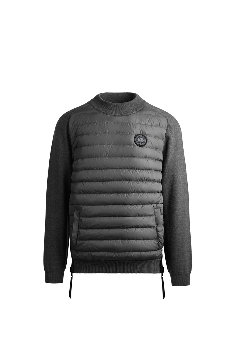 HYBRIDGE KNIT REVERSIBLE PULLOVER BLACK LABEL 7