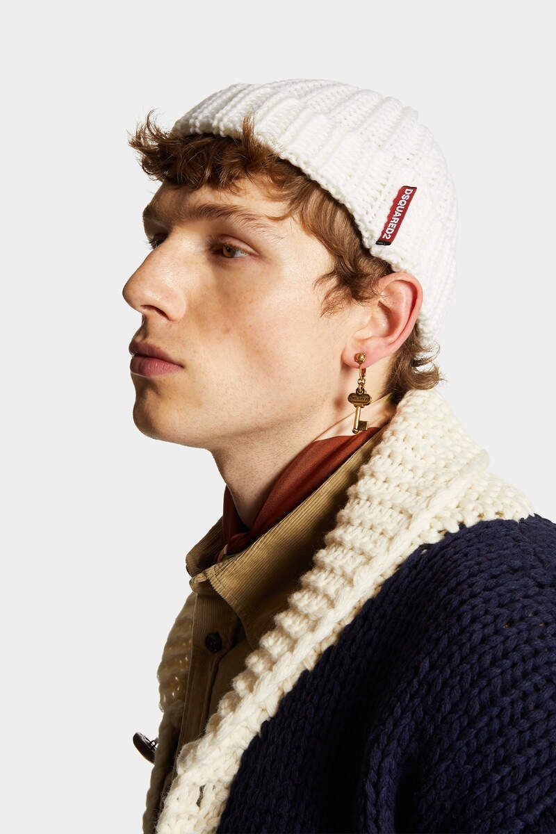 WARMY KNIT FISHERMAN BEANIE - 4