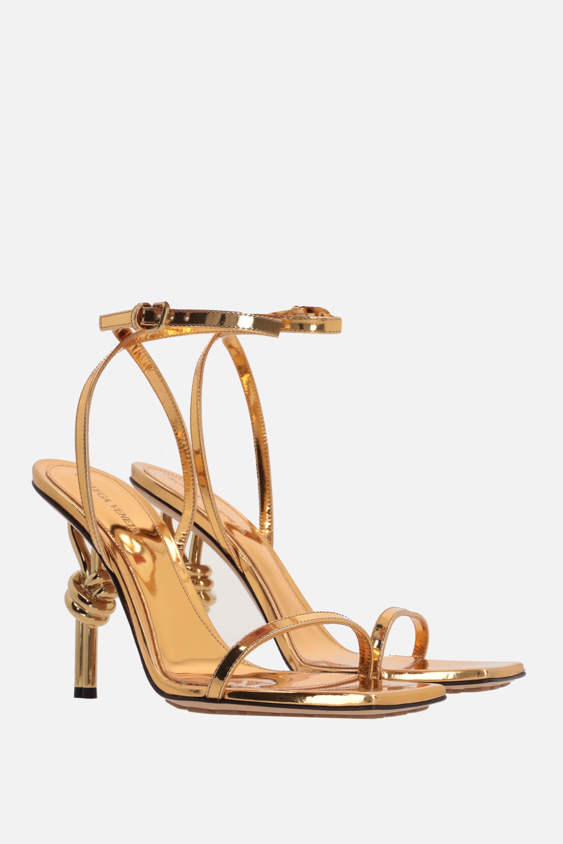 【関税込み】Bottega Veneta Knot Laminated Nappa Sandals Bottega Veneta KNOT LAMINATED NAPPA SANDALS | tizianafausti