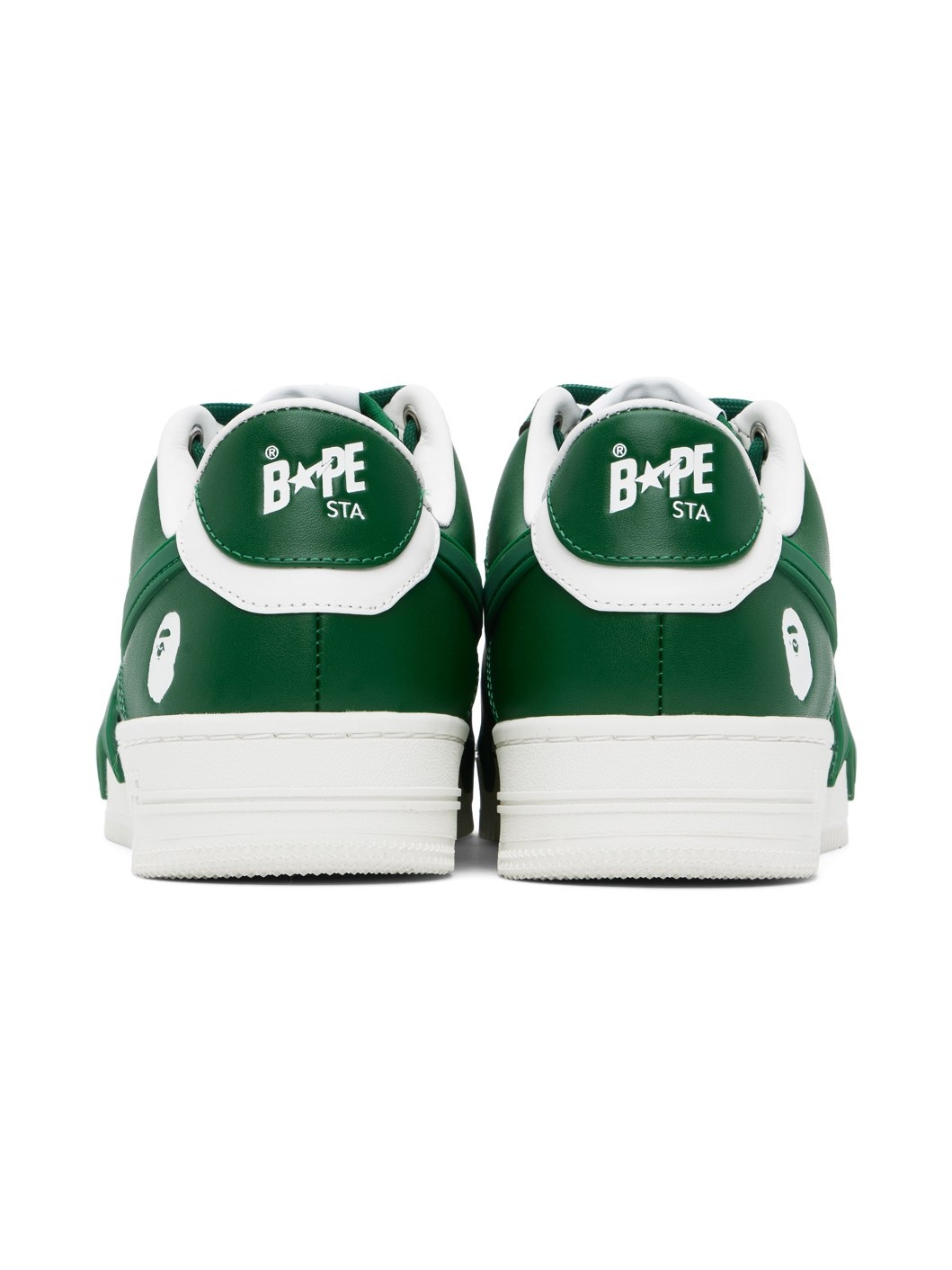 Green & White STA OS Sneakers - 2