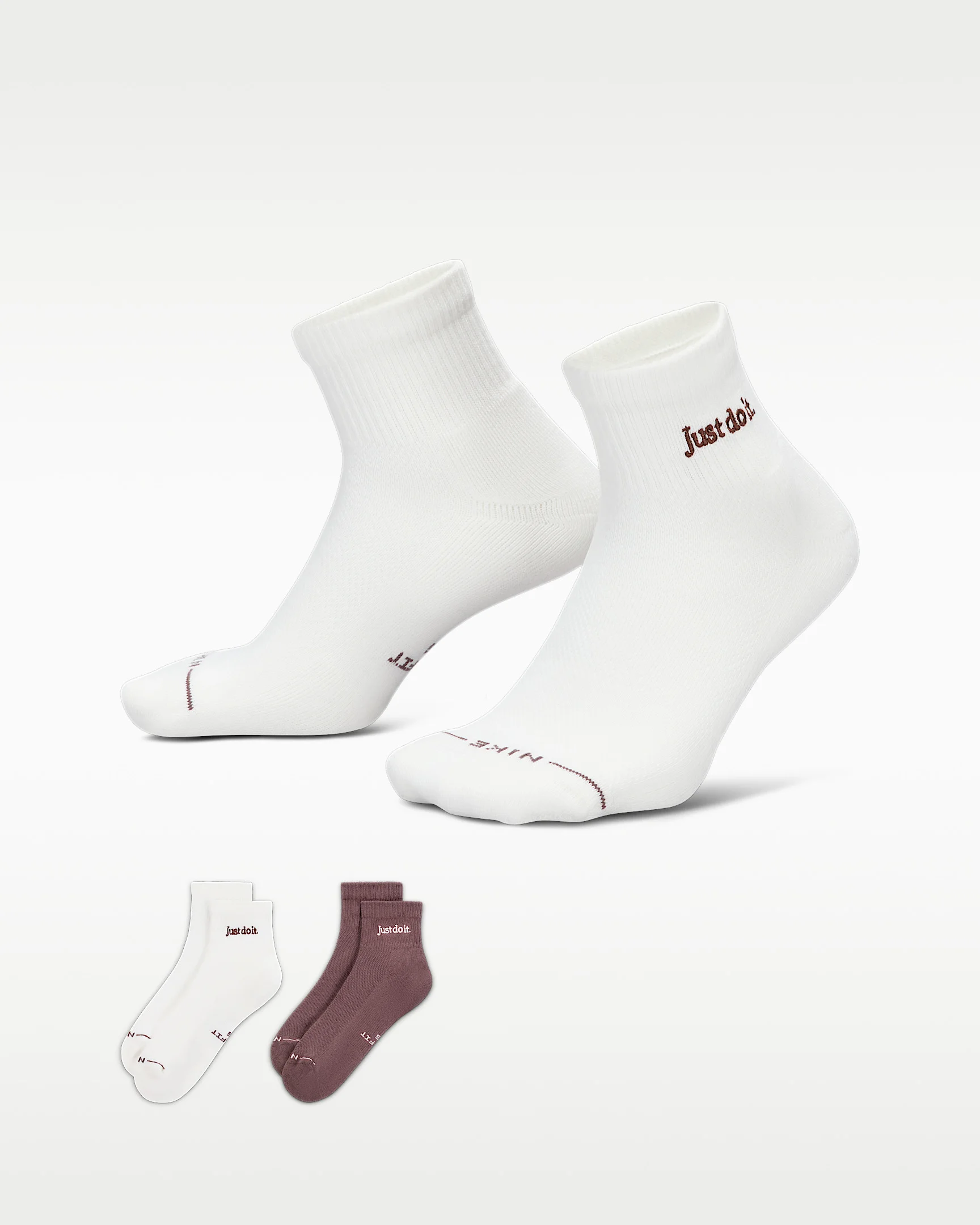 Nike Everyday Elevated Ankle Socks (2 Pairs) - 1