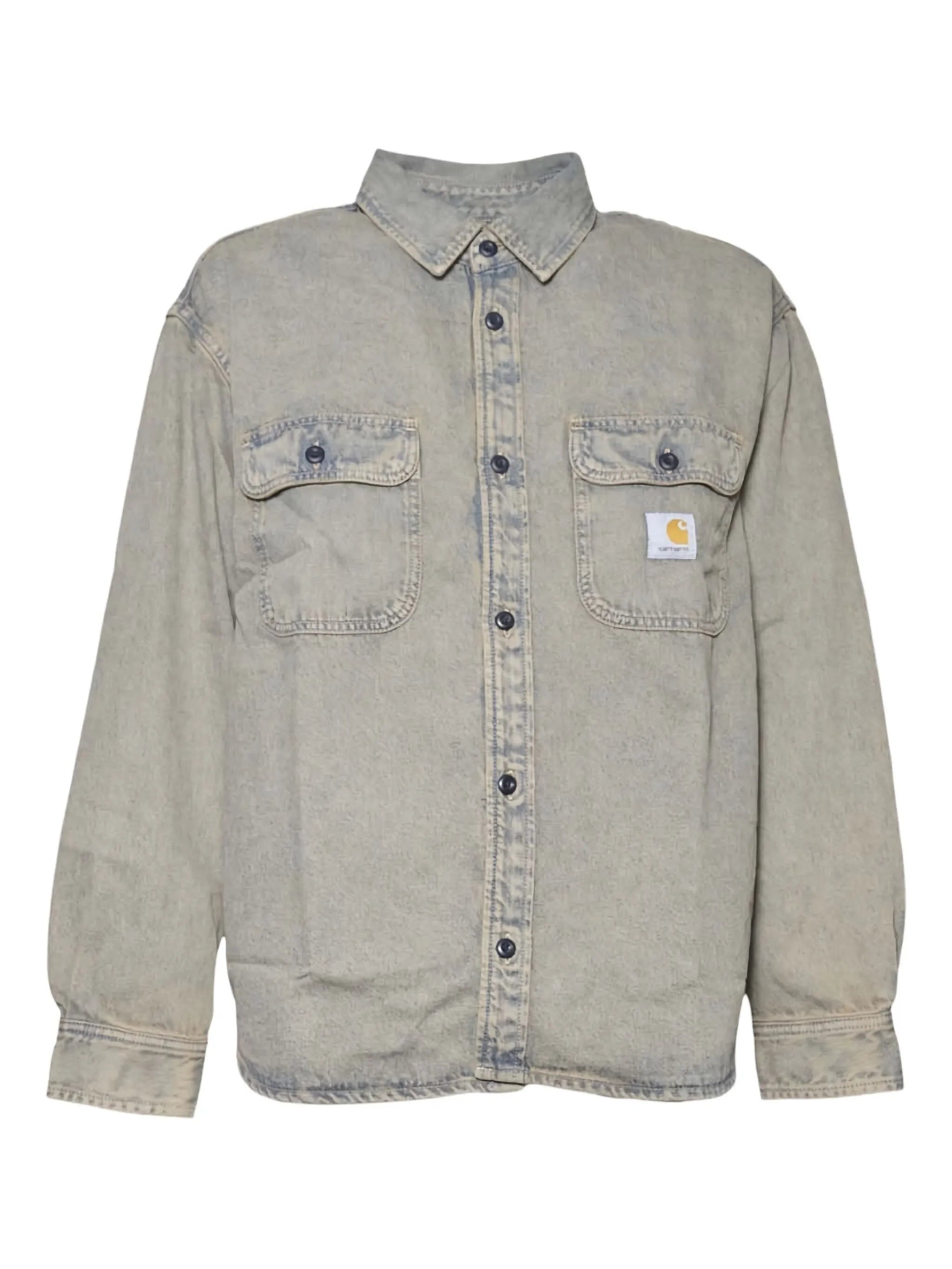 Carhartt Logo-patch Denim Shirt - 1