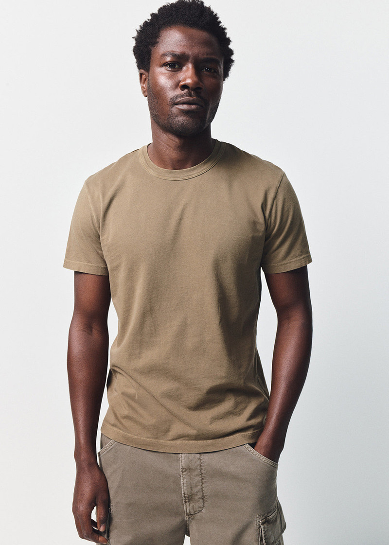 Everyday Short Sleeve Tee In Dark Khaki 1
