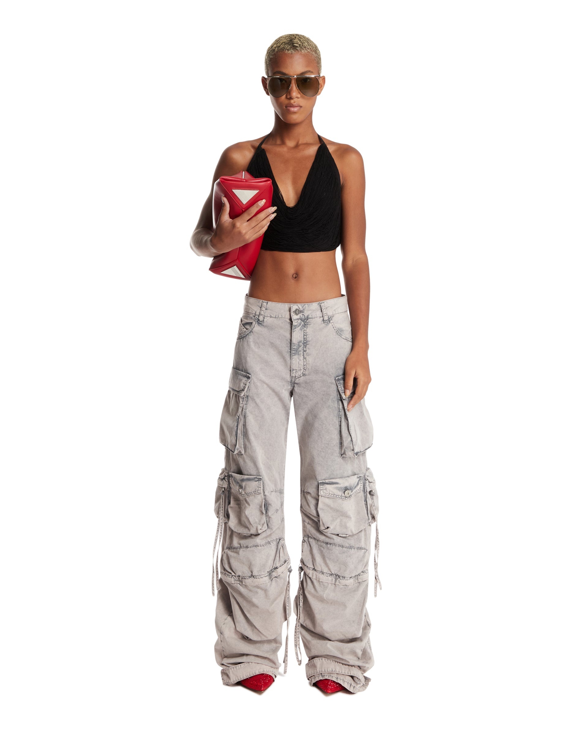 Light Gray Fern Cargo Jeans - 2