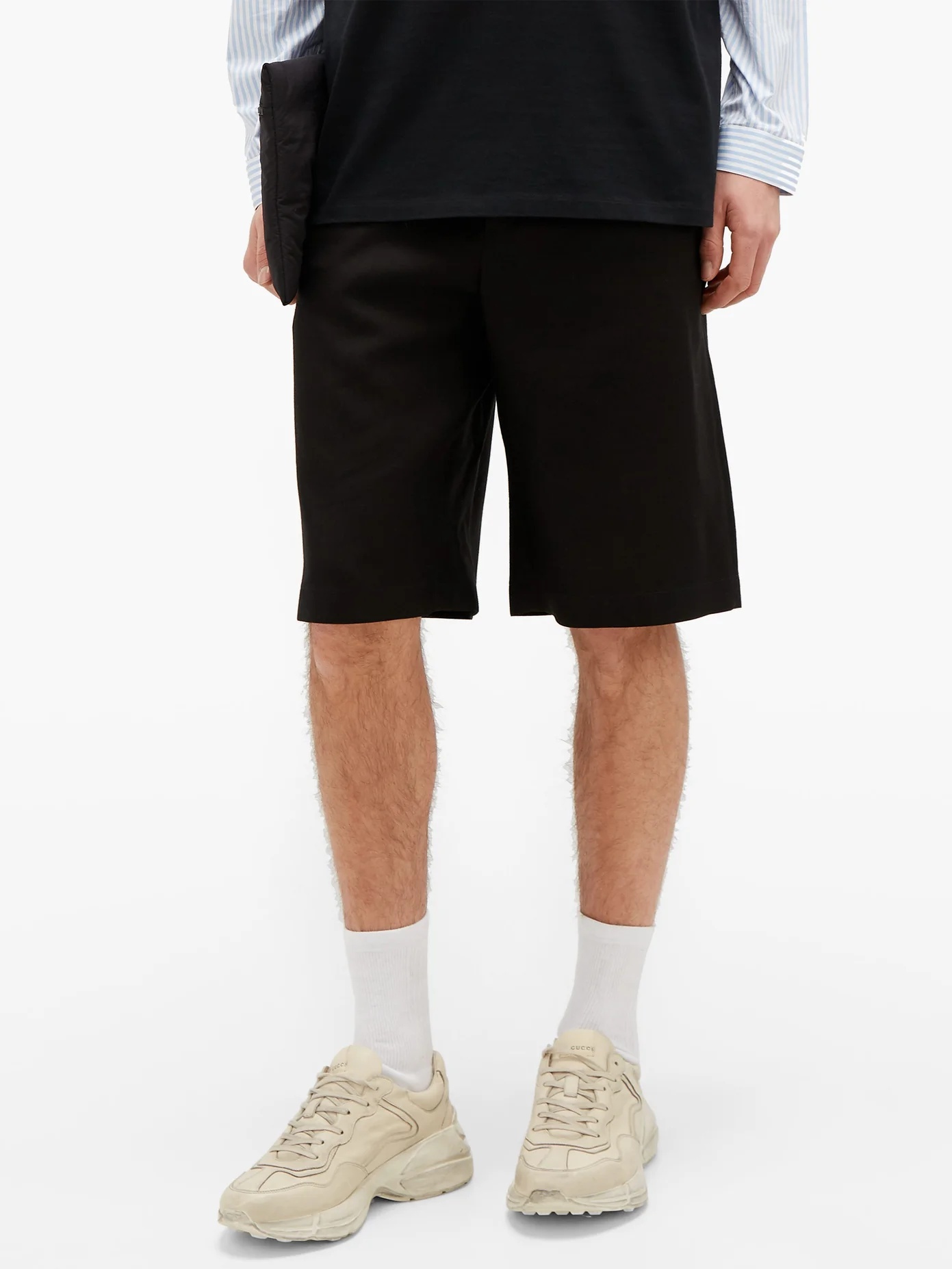 Gucci Orgasmique-embroidered woven shorts - 6